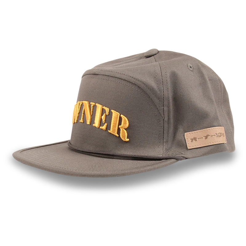 Owner Captain’s Cap – Gray / Gold